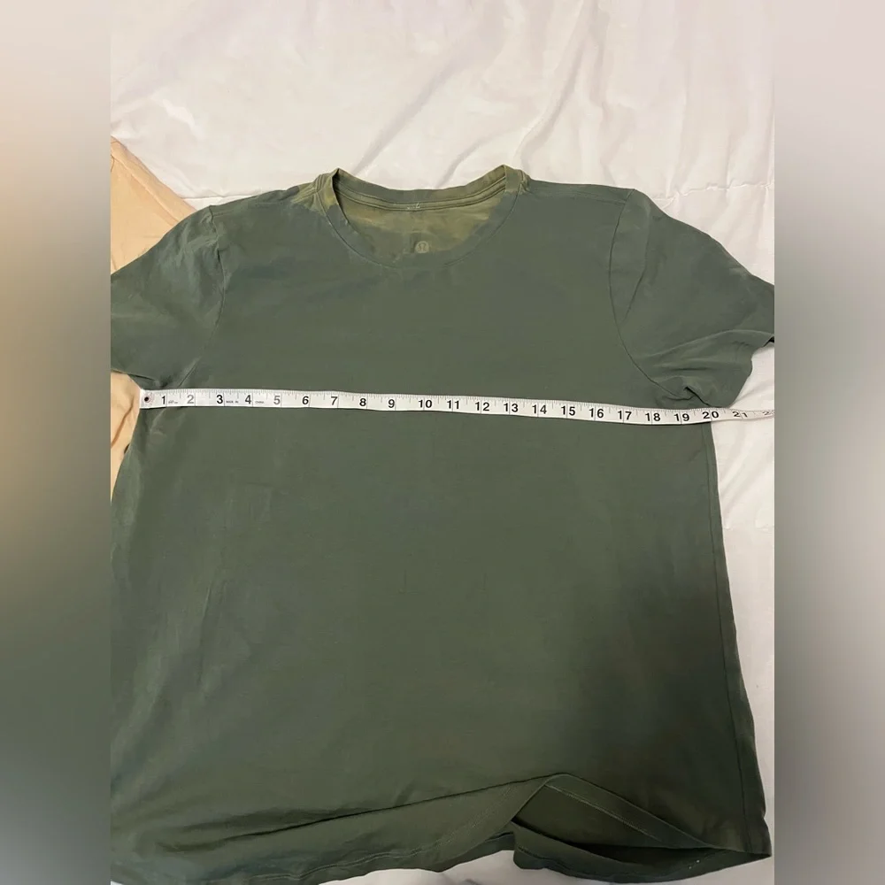 2 Flawed Lululemon T-Shirts Love Shirt All Yours Shirt Logo Green Yellow